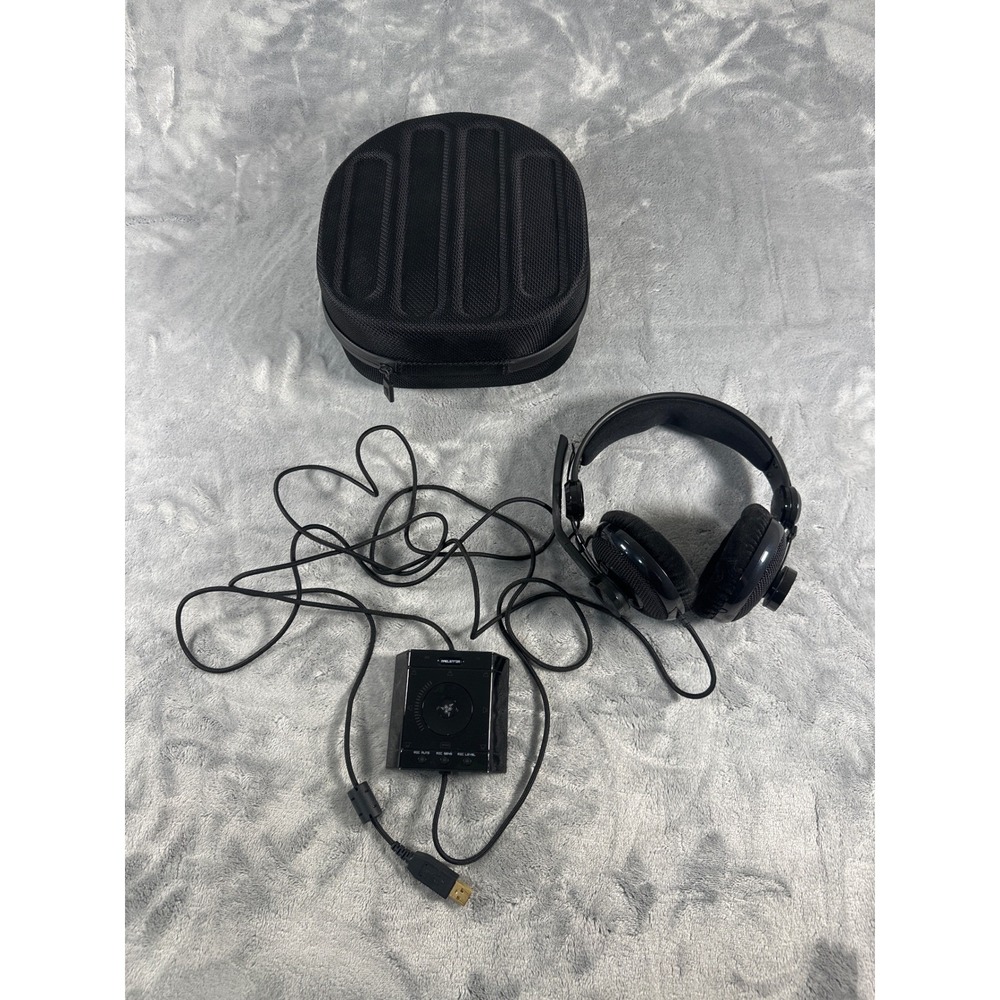 Razer Megalodon 7.1 Surround Sound Gaming Headset Maelstrom RZ04-0025 Black
